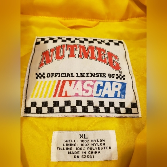 Vintage Nascar Jeff Gordon Nutmeg Racing Jacket Mens Size XL DuPont Racing NEW - Picture 5 of 11